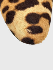 Roberto Cavalli Shoes Leopard Print Pony Hair Mary Jane Pump EU 39.5 Mehrfarbig