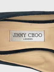 Jimmy Choo Gilly Ballerina EU 39.5 Schwarz