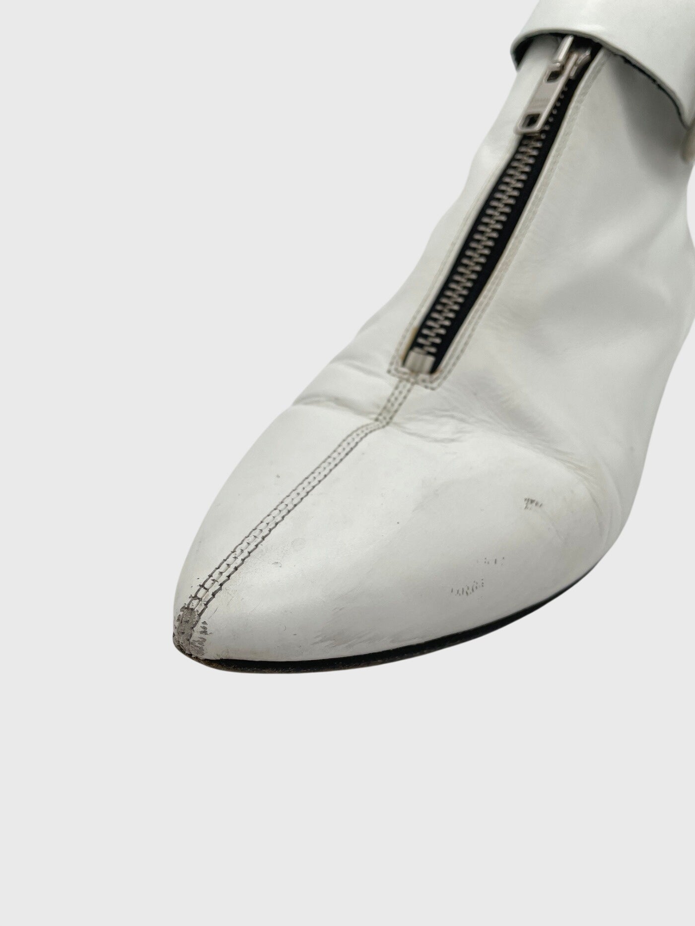 Isabel Marant Leder Ankle Boot EU 39 Weiß