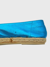 Philipp Plein Skull Espadrille Loafer EU 40 Blau