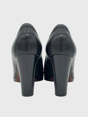 Tod's Fringed Studded Pump EU 38 Schwarz