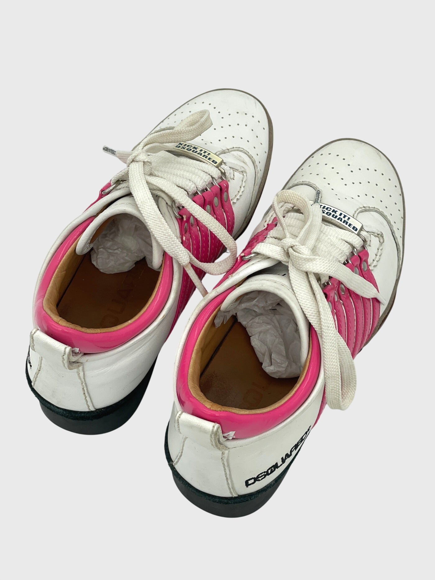 Dsquared2 Shoes "Get In The Fast Lane 1964" Low Top Sneaker EU 36 Weiß