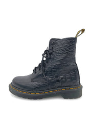 Dr. Martens 1460 8-Loch Croc Emboss Combat Stiefel EU 36 Schwarz