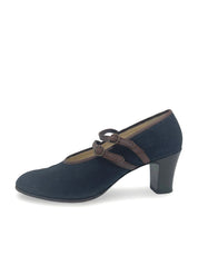 Bally Mary Jane Canvas Pump EU 42 Schwarz
