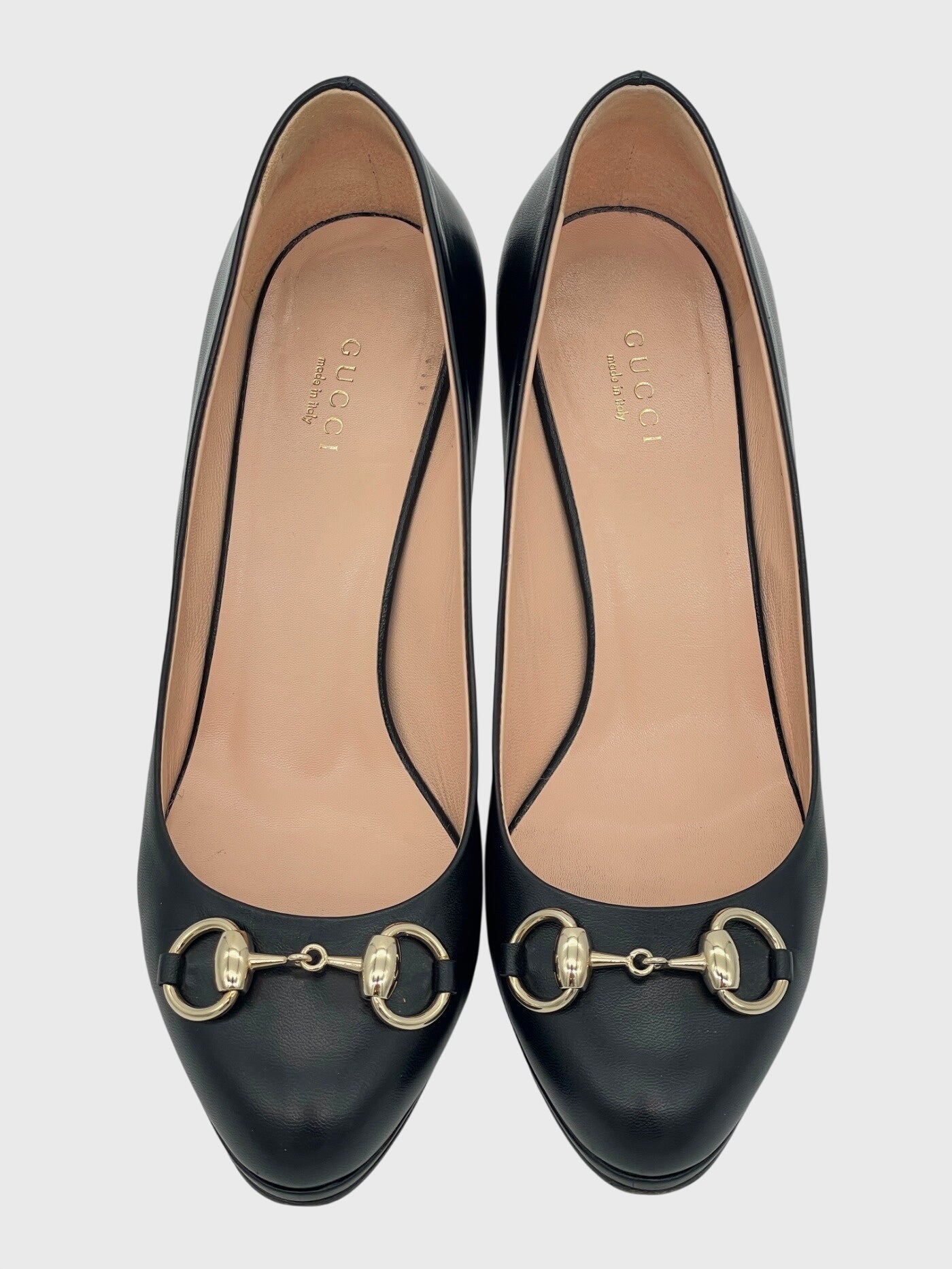 Gucci Horsebit Pump EU 38 Schwarz