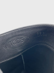 Tod's Gommini Buckle Stiefel EU 38.5 Schwarz