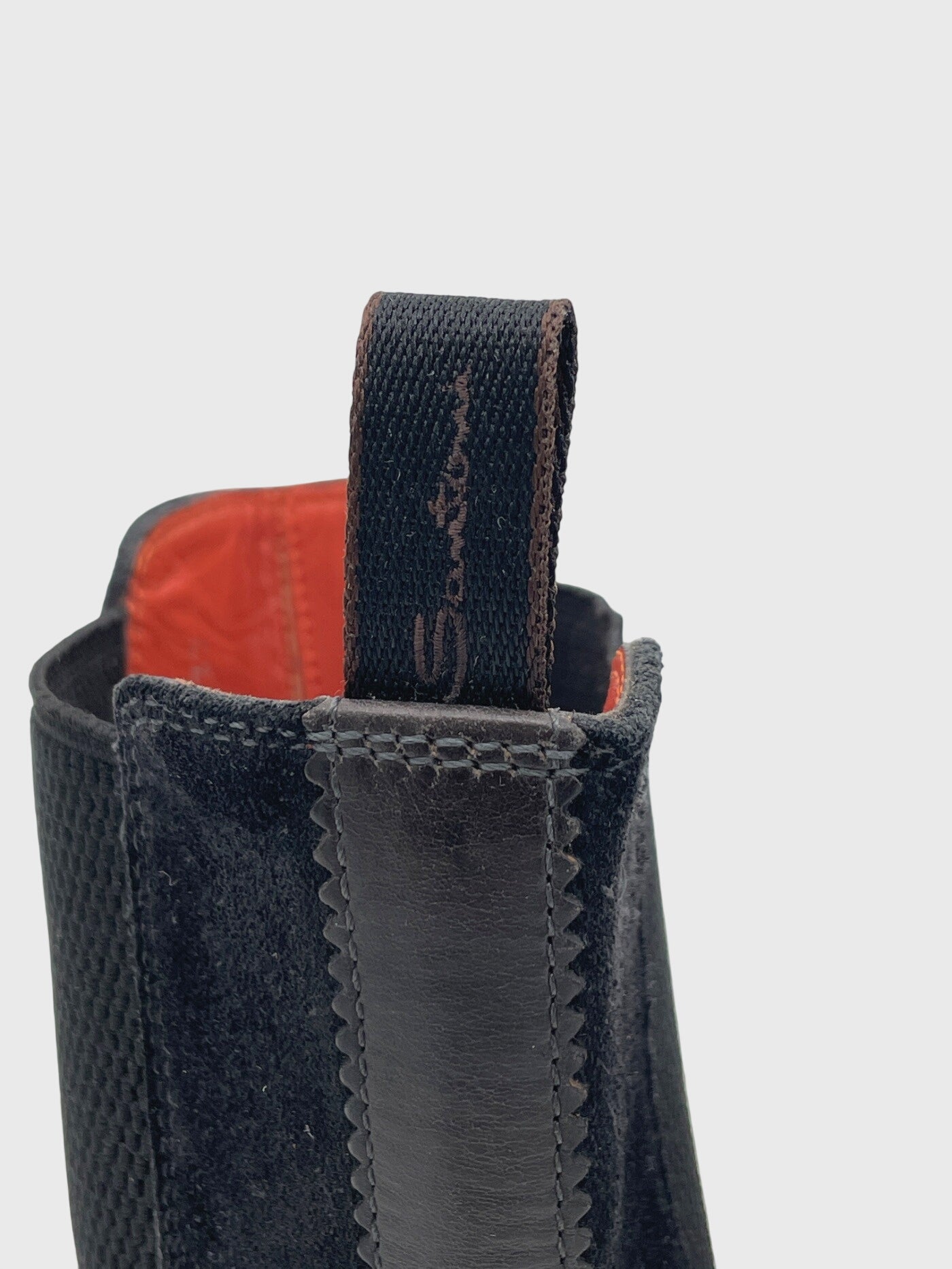 Santoni Brogue Chelsea EU 37 Schwarz