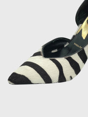Patrizia Pepe Zebra Print D'Orsay Pump EU 36 Mehrfarbig