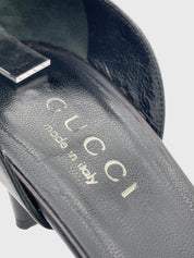 Gucci D'Orsay Ankle Strap Pump EU 36.5 Schwarz