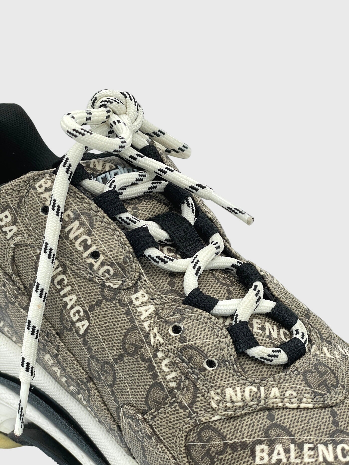 Gucci x Balenciaga "The Hacker Project" Triple S Low Top Sneaker EU 43 Mehrfarbig