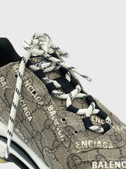 Gucci x Balenciaga "The Hacker Project" Triple S Low Top Sneaker EU 43 Mehrfarbig
