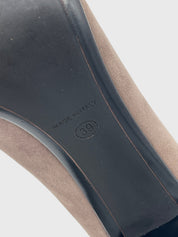 Jil Sander Suede Pump EU 39 Braun