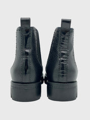 Santoni Brogue Chelsea EU 37 Schwarz