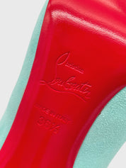 Christian Louboutin Very Privé 120 Pump EU 36.5 Blau