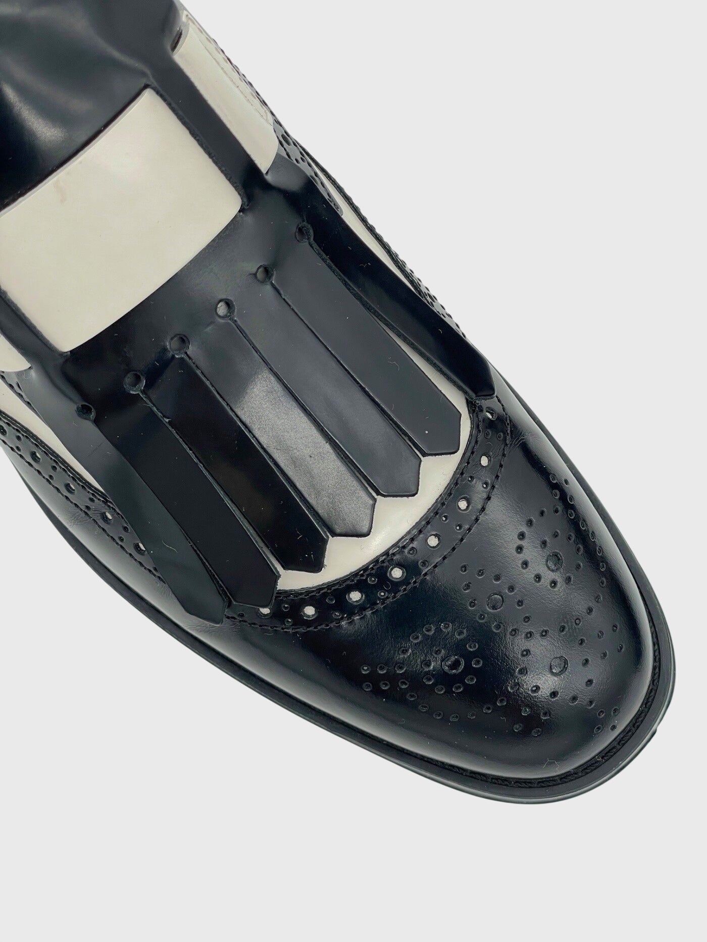 Tod's Gommino Fringe Monk Strap Loafer EU 38 Schwarz