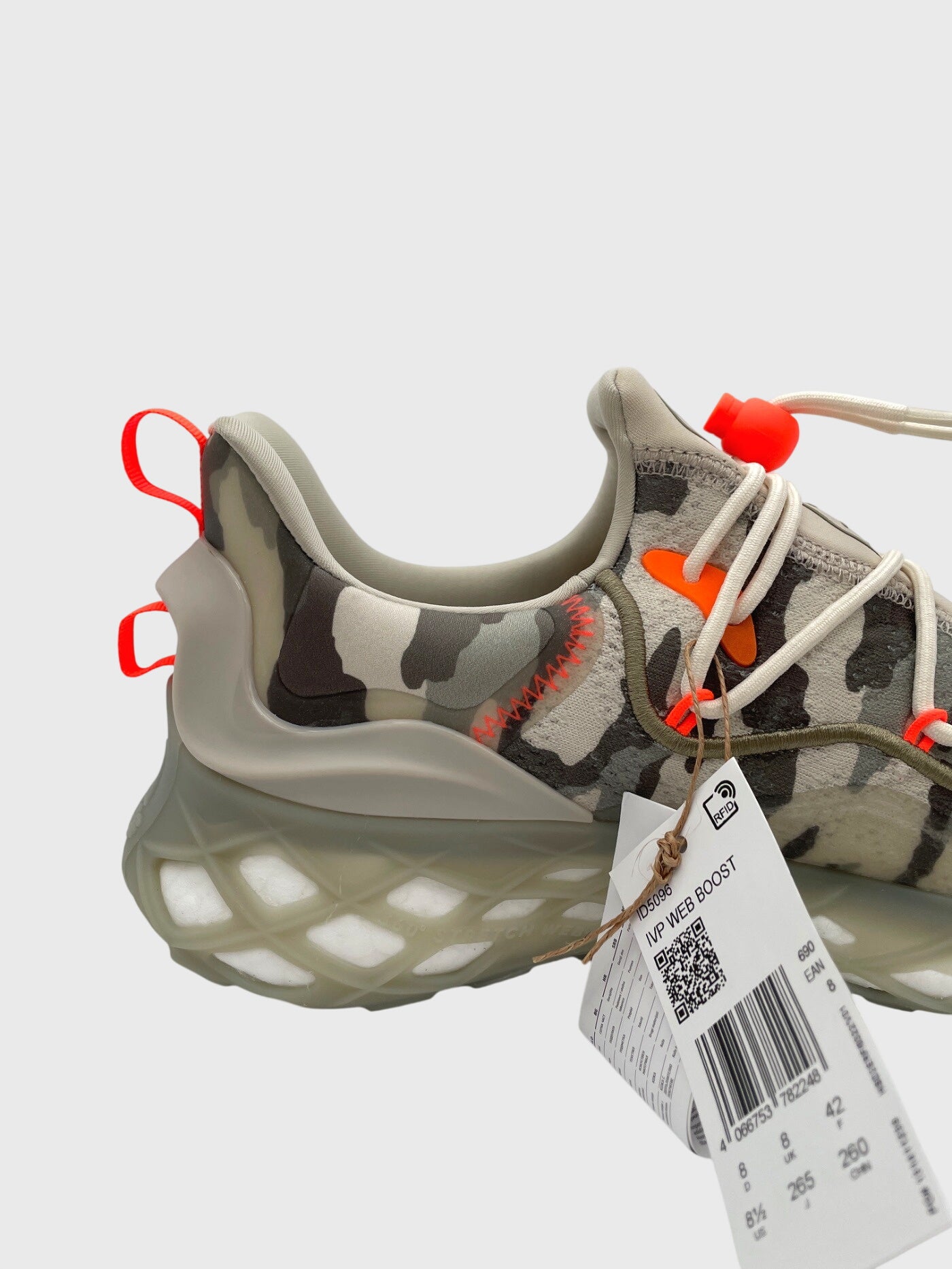 Adidas x Ivy Park IVP WEB BOOST Low Top Sneaker EU 42 Grau