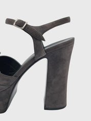 Saint Laurent / YSL Candy Sandale mit Absatz EU 38 Grau