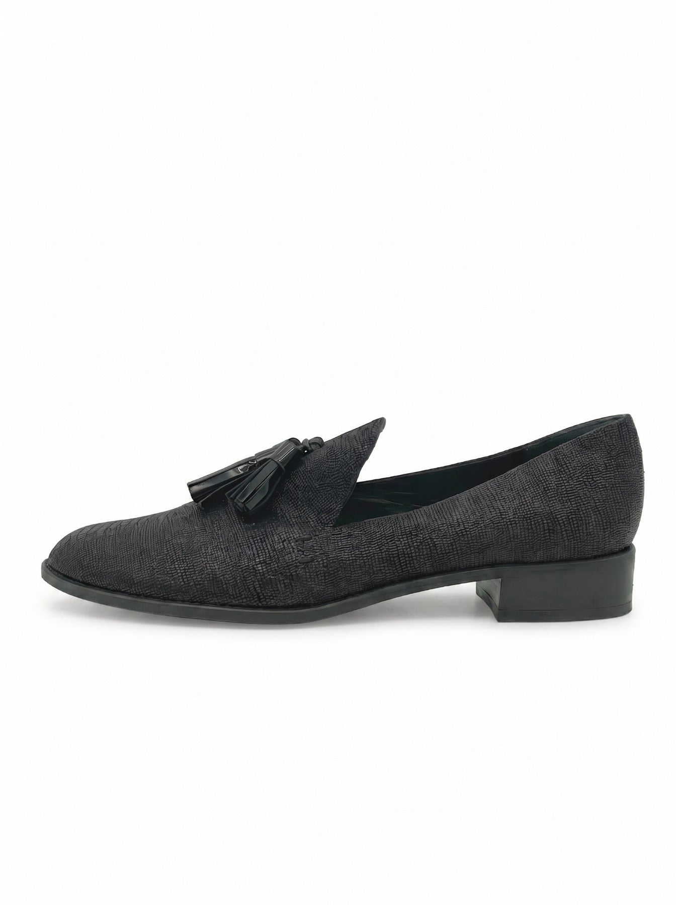 Stuart Weitzman Lindi Tassel Loafer EU 42 Schwarz