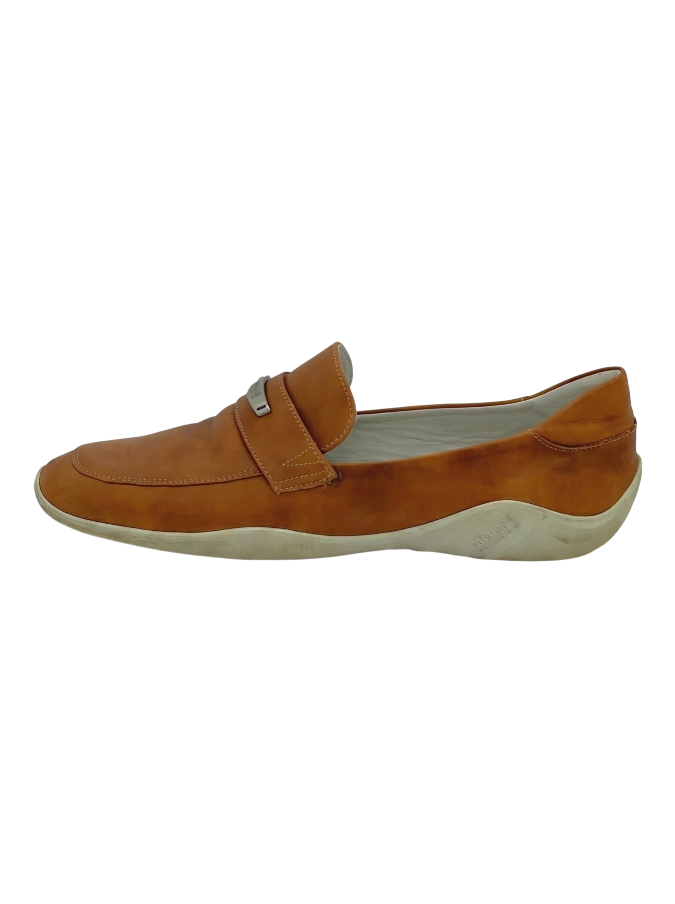 Armani Collezioni Smooth Leather  Loafer EU 41 Braun