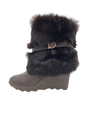 Salvatore Ferragamo Nuccio Ankle Boot EU 35 Braun
