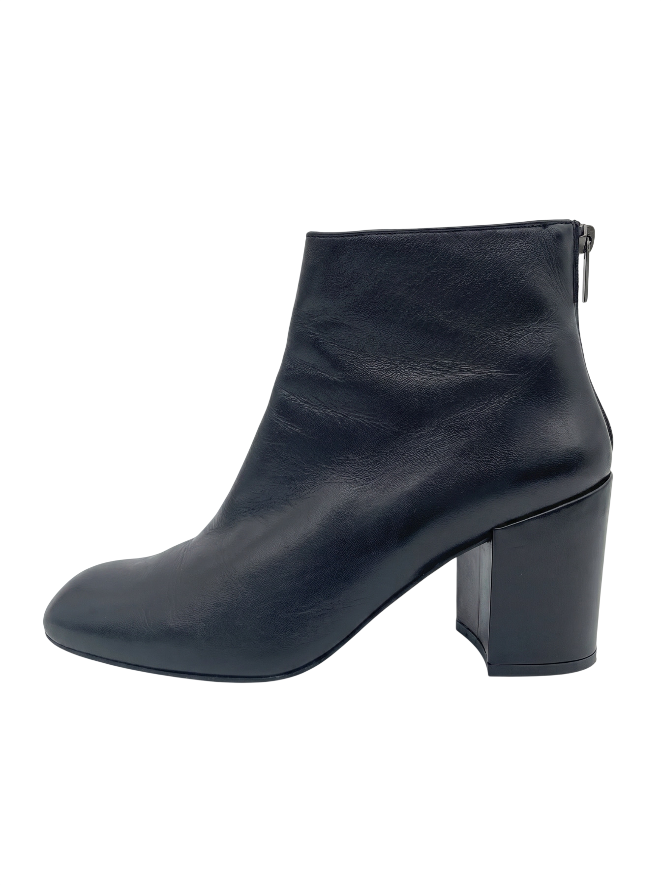Stuart Weitzman Leder Ankle Boot EU 41 Schwarz