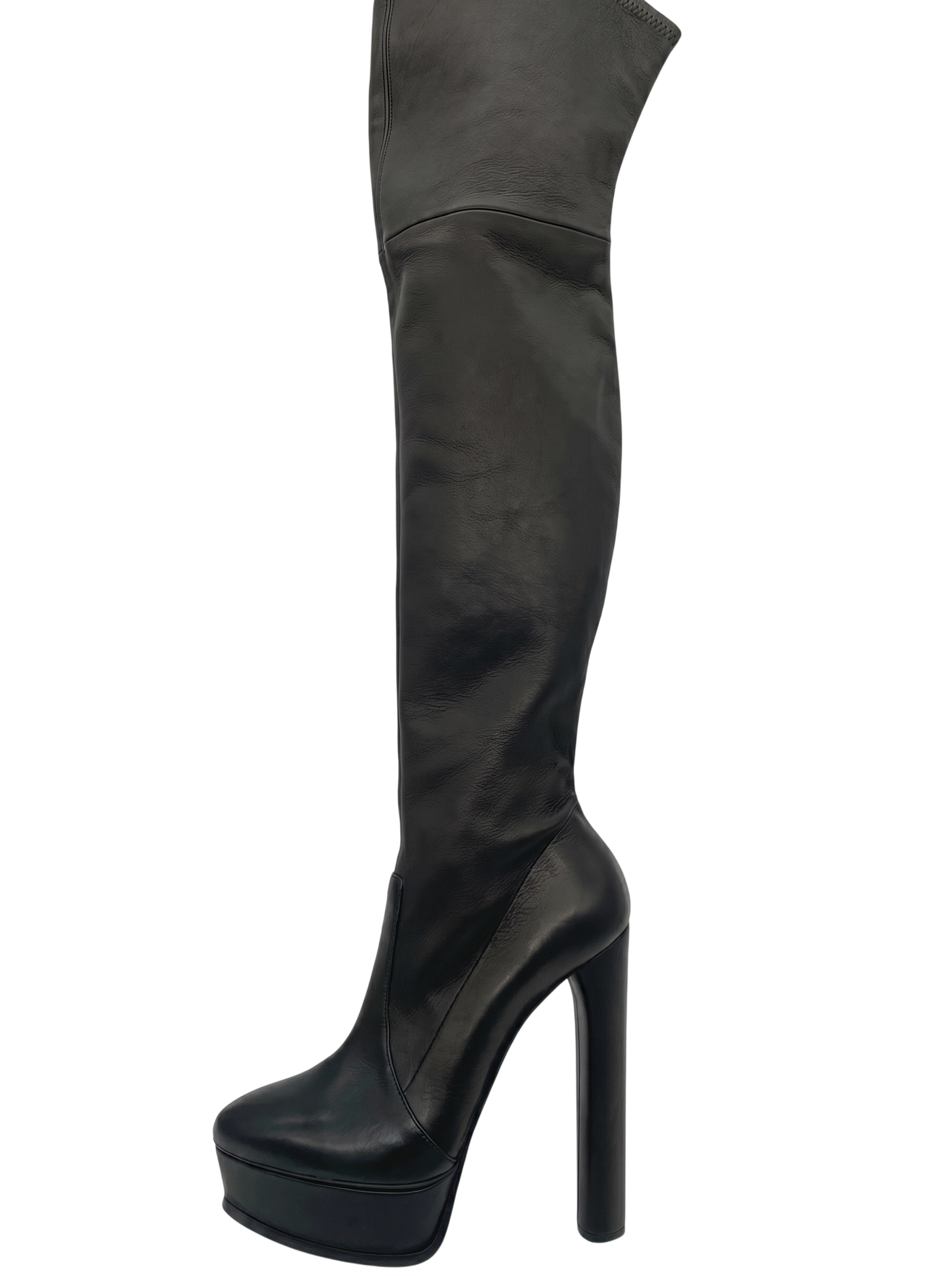 Casadei Flora Overknee Stiefel EU 41 Schwarz
