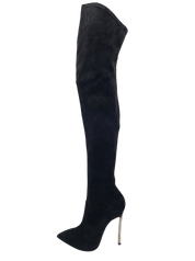 Casadei Blade  Overknee Stiefel EU 39 Schwarz