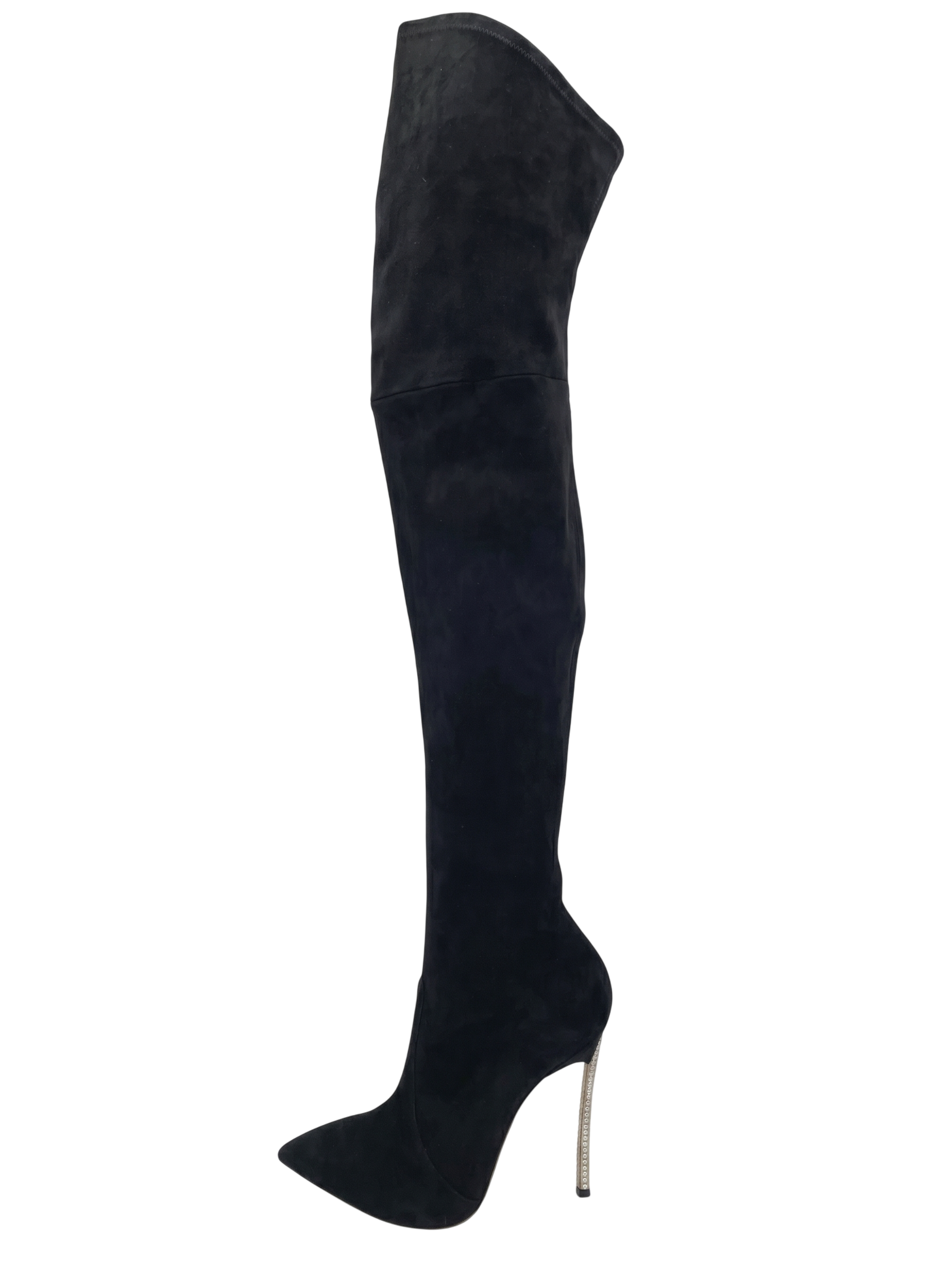 Casadei Blade  Overknee Stiefel EU 39 Schwarz