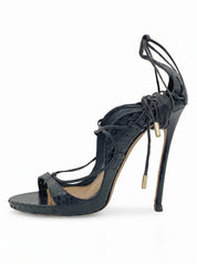Dsquared2 Shoes Riri Riemchensandale EU 39 Schwarz