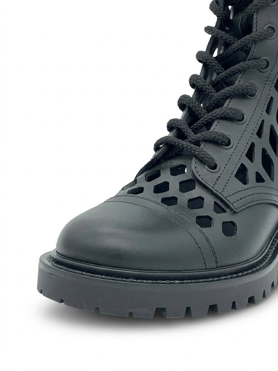 Dior D-Trap Combat Stiefel EU 36 Schwarz - Image 6