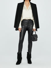 Saint Laurent / YSL Curtis Fringe Ankle Boot EU 38 Schwarz