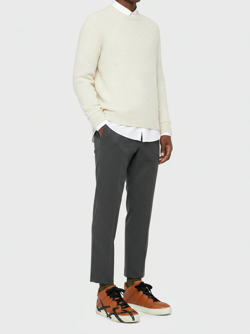 Zegna Tiziano XXX High Top Sneaker EU 42 Braun - Image 2