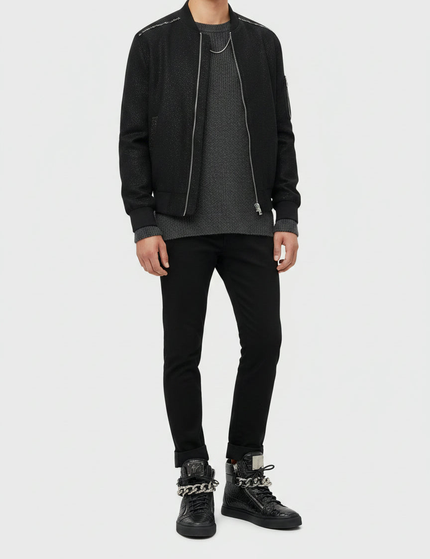 Giuseppe Zanotti Coby High Top Sneaker EU 43 Schwarz - Image 2