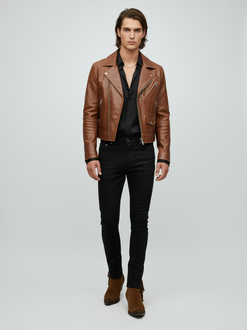 Saint Laurent / YSL Lukas Ankle Boot EU 44 Braun