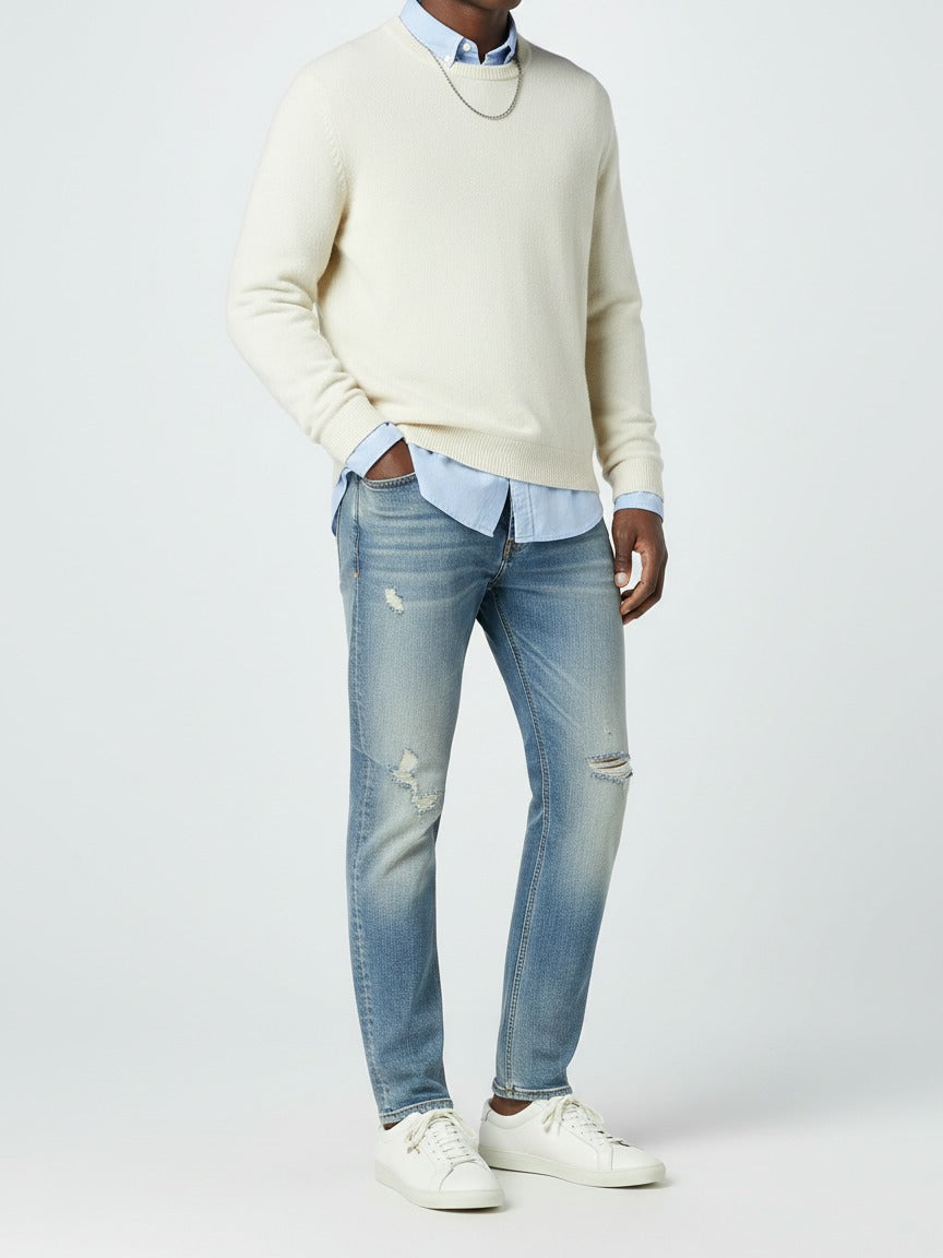 Saint Laurent / YSL Andy Low Top Sneaker EU 43.5 Weiß