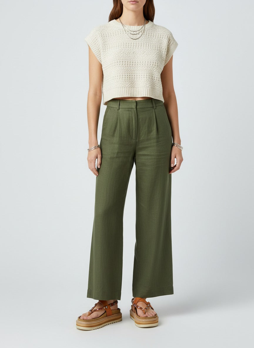 Isabel Marant Elham Flache Sandale EU 40 Braun