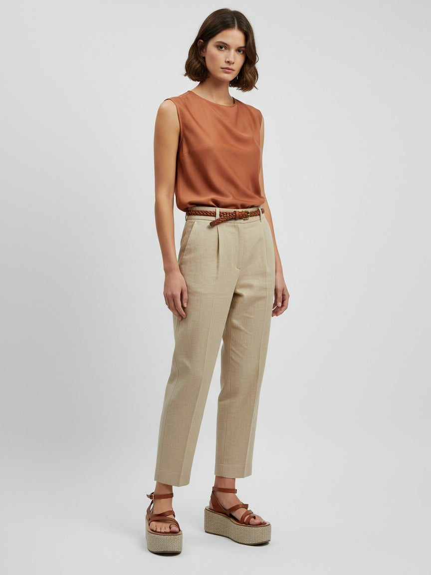 Max Mara Biarritz  Riemchensandale EU 40 Braun