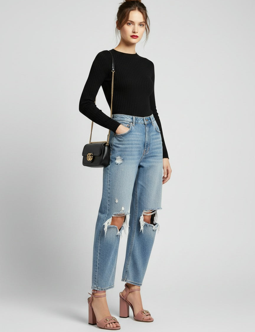 Gucci Horsebit Sandale mit Absatz EU 36 Beige - Image 2