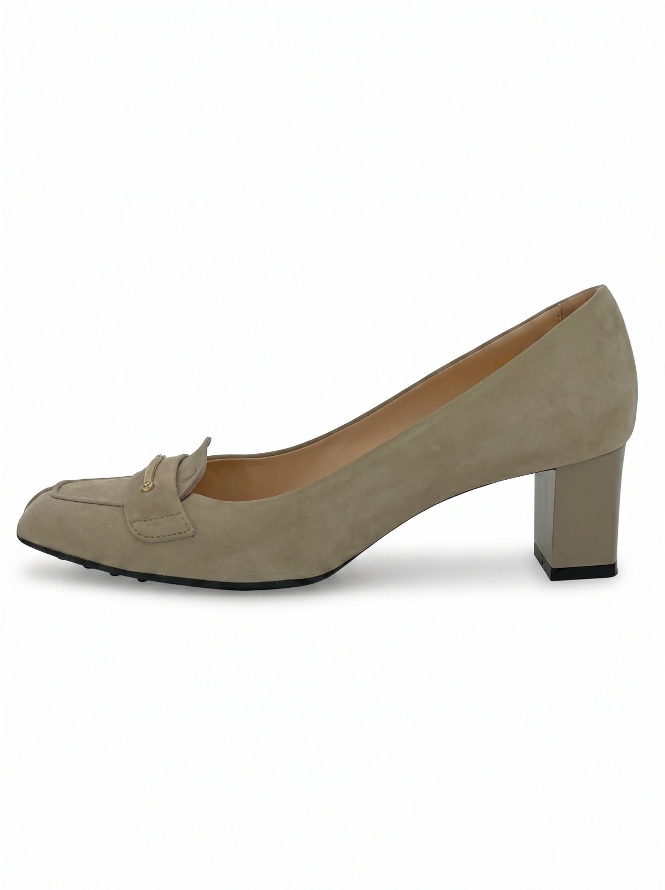 Tod's Gommino Loafer Pump EU 38 Beige