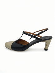 Dries Van Noten T-Strap Cap-Toe Pump EU 40 Mehrfarbig