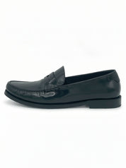 Saint Laurent / YSL Glazed Leather Loafer EU 40 Schwarz