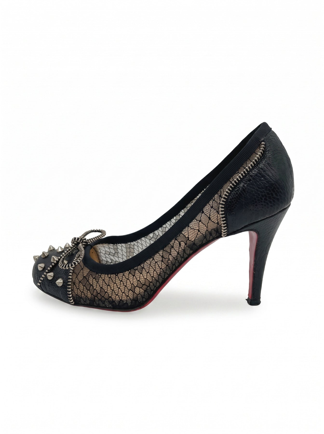 Christian Louboutin Candy Spike Pump EU 37 Schwarz