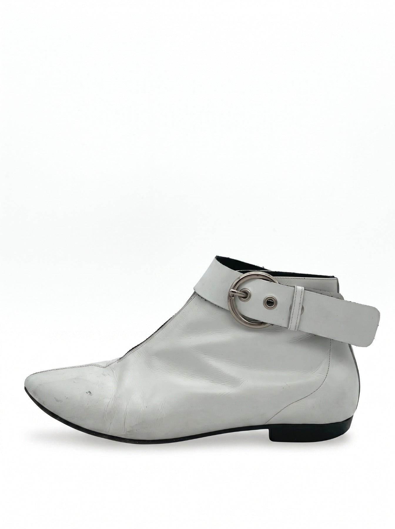 Isabel Marant Leder Ankle Boot EU 39 Weiß