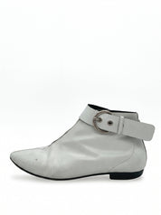 Isabel Marant Leder Ankle Boot EU 39 Weiß