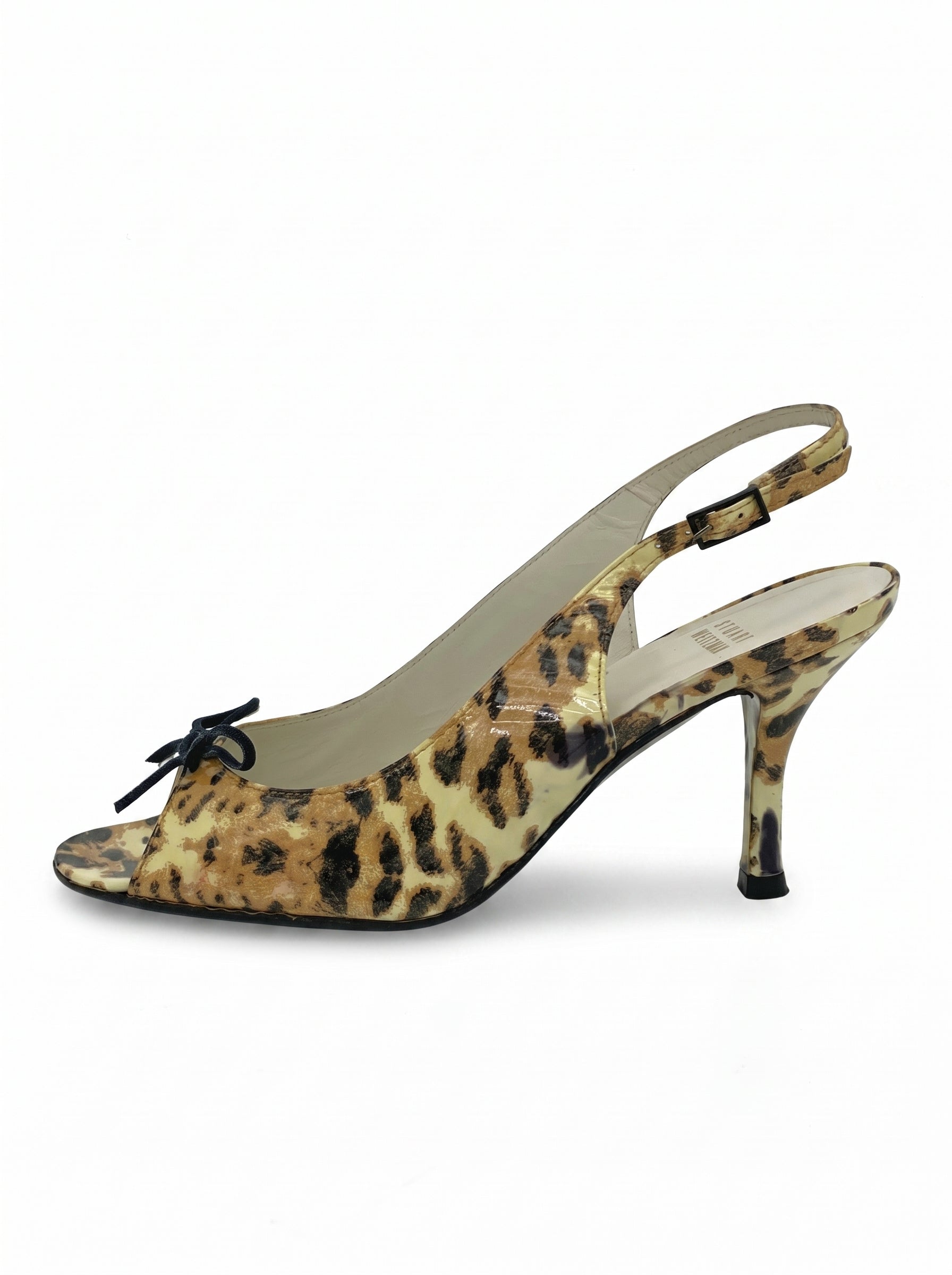 Stuart Weitzman Leopard Print Slingback EU 37.5 Mehrfarbig