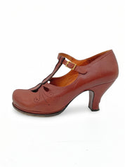Chie Mihara Dutifi T-Strap Style Pump EU 39 Braun