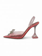 Amina Muaddi Rosie Slingback EU 37.5 Pink