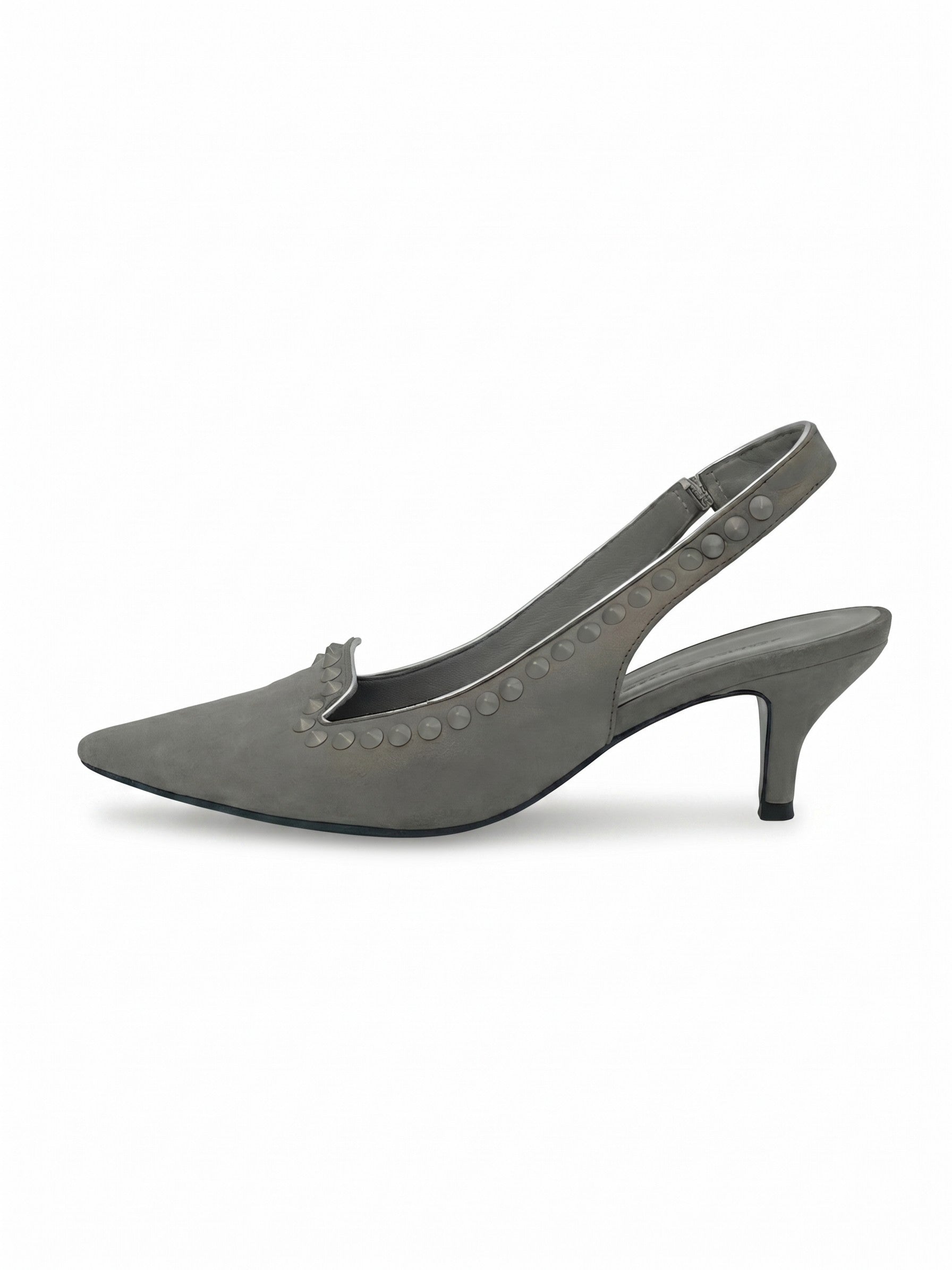 Kennel & Schmenger Studded Suede Slingback EU 37.5 Grau