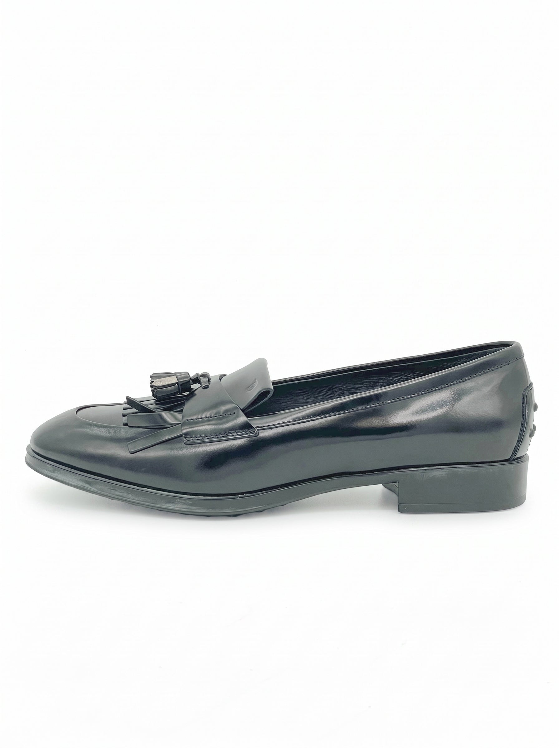 Tod's Gommino Tassel Fringe Loafer EU 41 Schwarz