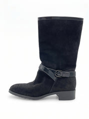 Tod's Gommini Buckle Stiefel EU 38.5 Schwarz